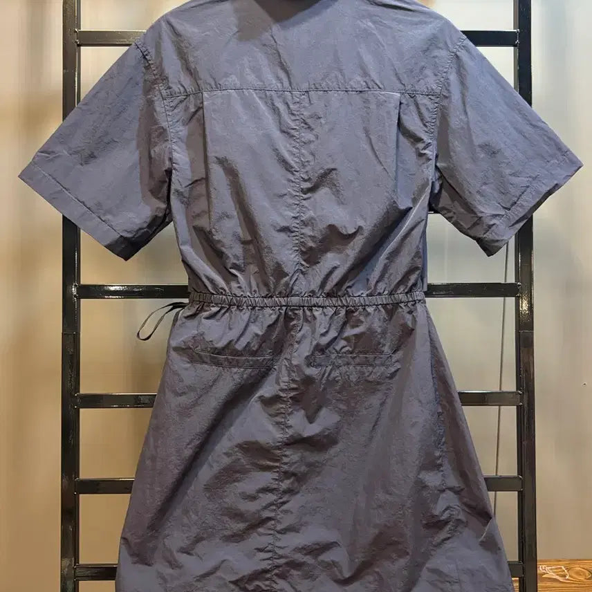 [BUNJANG] Jucy Judy Wrap Style Shirt Dress Navy / 85 쥬시쥬디 랩 스타일 셔츠 원피스 3.5