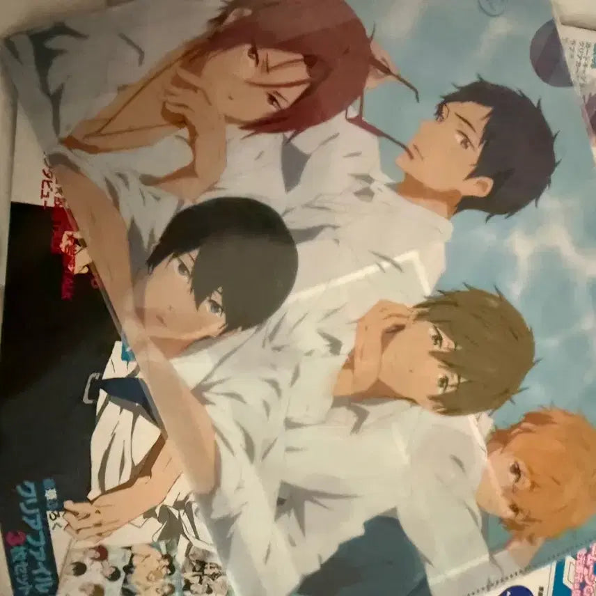[BUNJANG] Free! Animage Magazine Acrylic File Set / 프리! Free! 아니메쥬 애니잡지