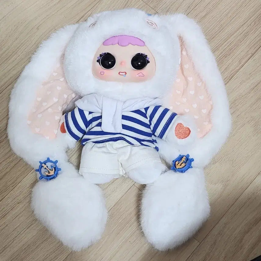[BUNJANG] Ocean Jiimo Rabbit Costume Plush Doll / 해양 지이모 인형