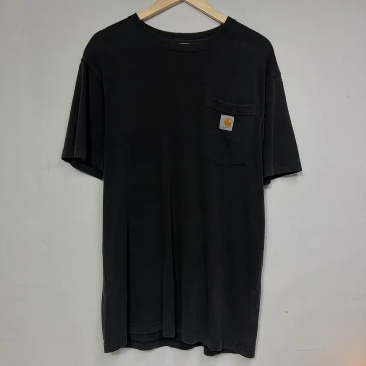 [BUNJANG] Carhartt Black Short Sleeve T-Shirt / 칼하트 블랙 반팔 티셔츠
