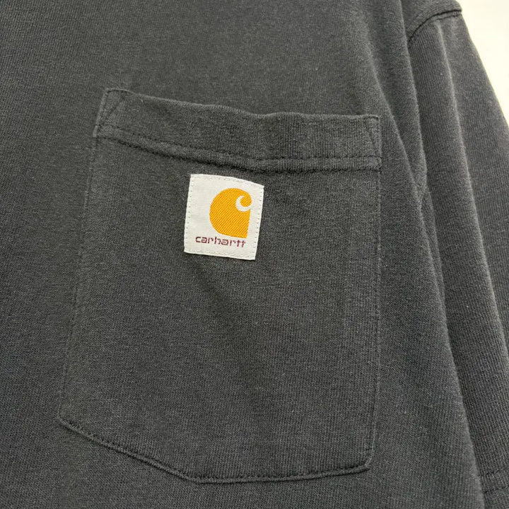 [BUNJANG] Carhartt Black Short Sleeve T-Shirt / 칼하트 블랙 반팔 티셔츠