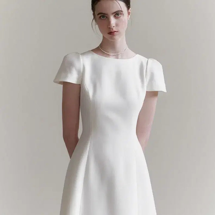 [BUNJANG] Floeum Classic Bird Dress S White / 플로움 클래식 버드 드레스 S 화이트