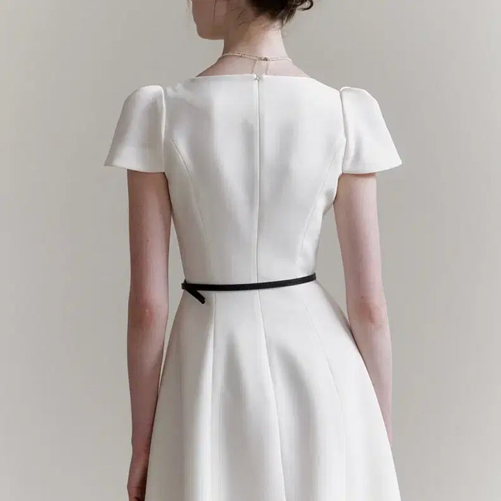 [BUNJANG] Floeum Classic Bird Dress S White / 플로움 클래식 버드 드레스 S 화이트