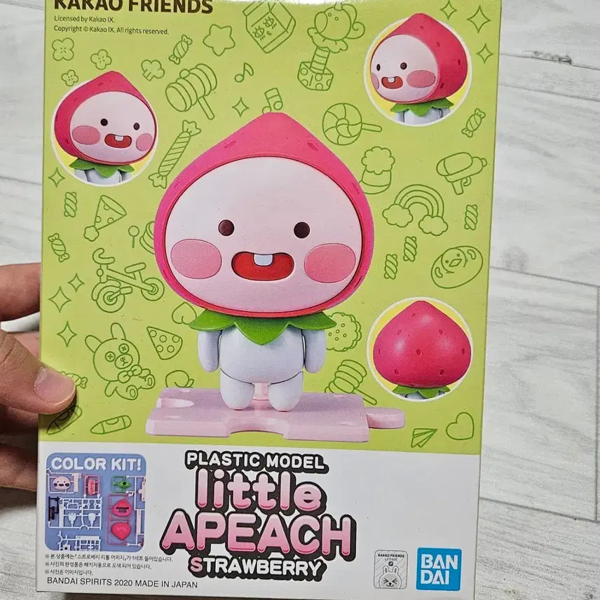 [BUNJANG] Kakao Friends Little Apeach Strawberry Edition Plastic Model Kit by Bandai / 카카오프렌즈 리틀 어피치 프라모델  반다이