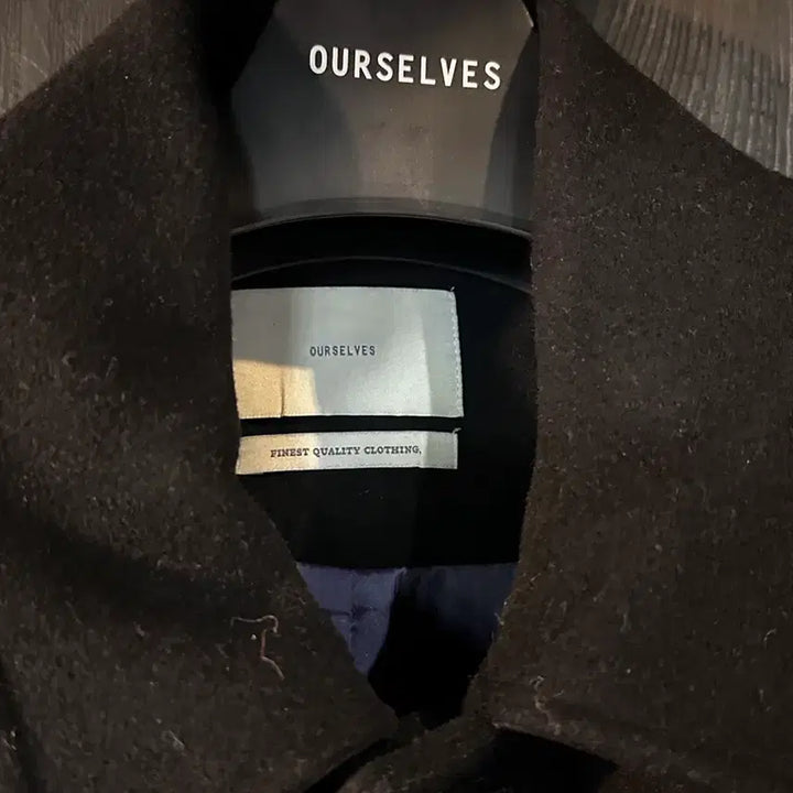 [BUNJANG] Ourself Balmacaan Coat Black / 아워셀브스 발마칸 코트