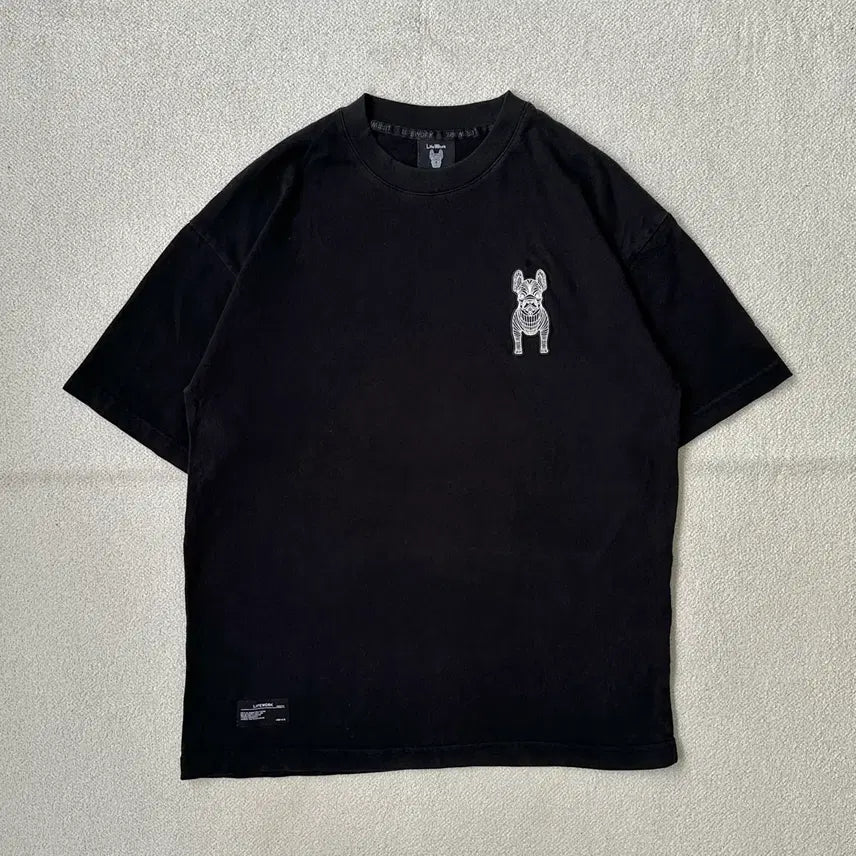 [BUNJANG] Life Work Silicone Radoc Wappen Short Sleeve T-Shirt / 라이프워크 실리콘 라독와펜 반팔티셔츠