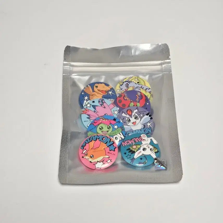[BUNJANG] Digimon Partner Growth Stage Can Badge Set / 성장기파트너 디지몬 캔뱃지