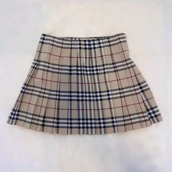 [BUNJANG] Burberry London Nova Check Mini Skirt - Vintage Beige Brown / 버버리 런던 노바체크 스커트 /빈티지 베이지 브라운 미니 키즈 여성