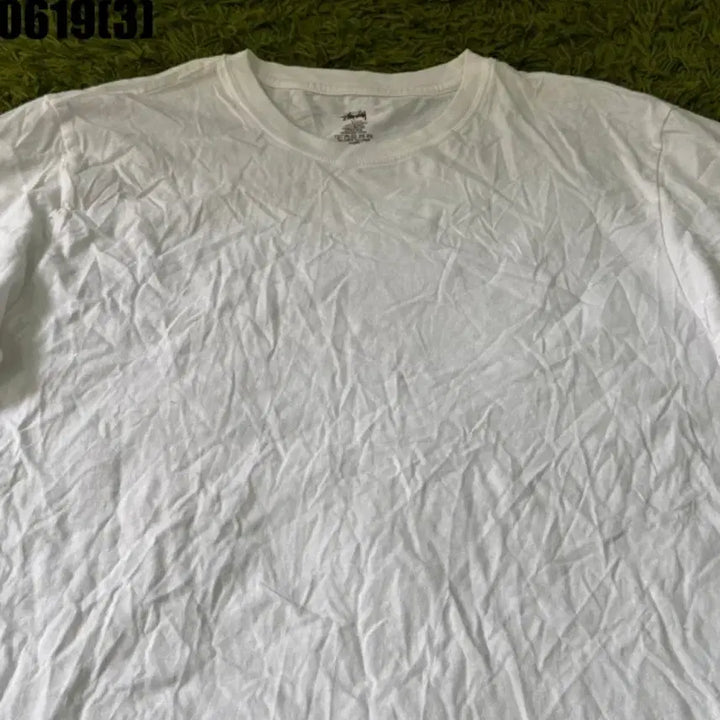 [BUNJANG] Stussy Short Sleeve T-Shirt White XL / 스투시 반팔티 화이트xl 0619