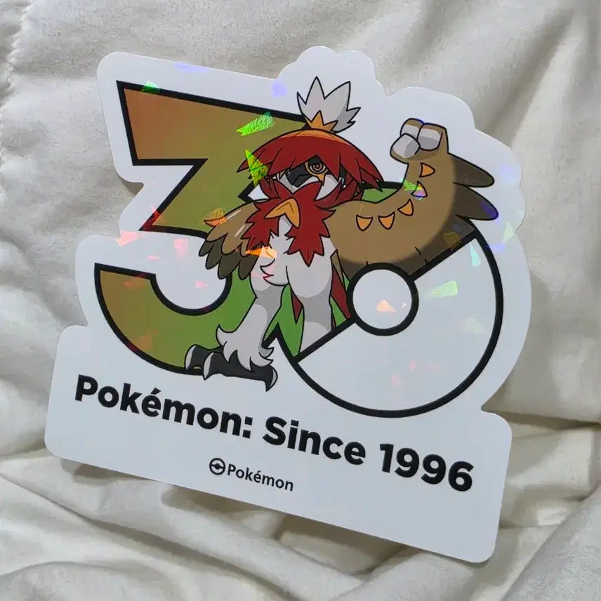 [BUNJANG] Hisui Mamoswine Logo Sticker Pokémon 30th Anniversary / 히스이 모크아니퍼 로고 스티커 포켓몬 30주년