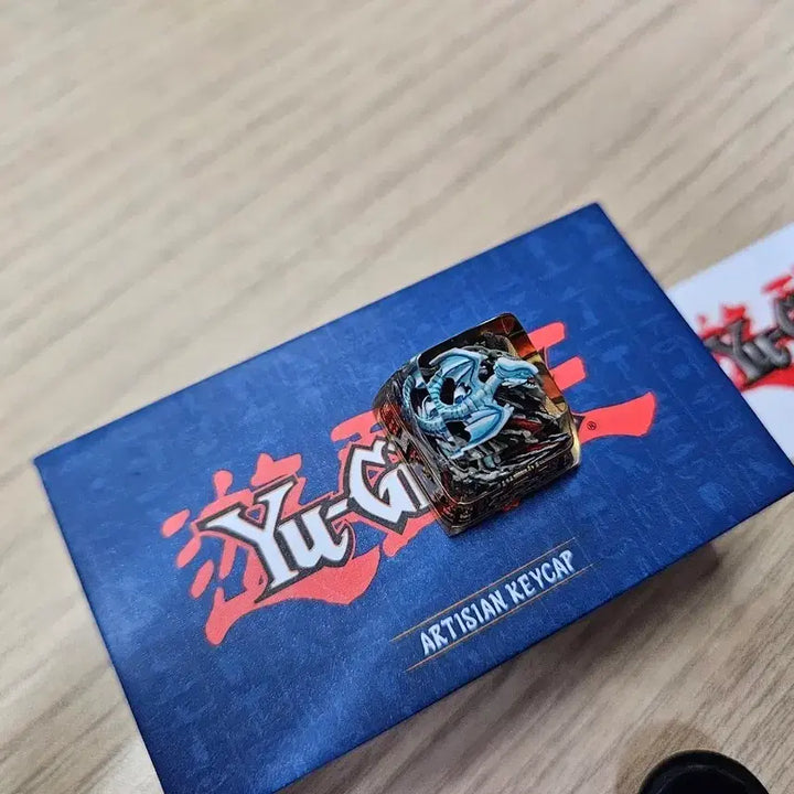 [BUNJANG] Yu-Gi-Oh! Blue-Eyes White Dragon Artisan Keycap Full Set / 유희왕 (푸른눈의 백룡) 아티산키캡 풀구성