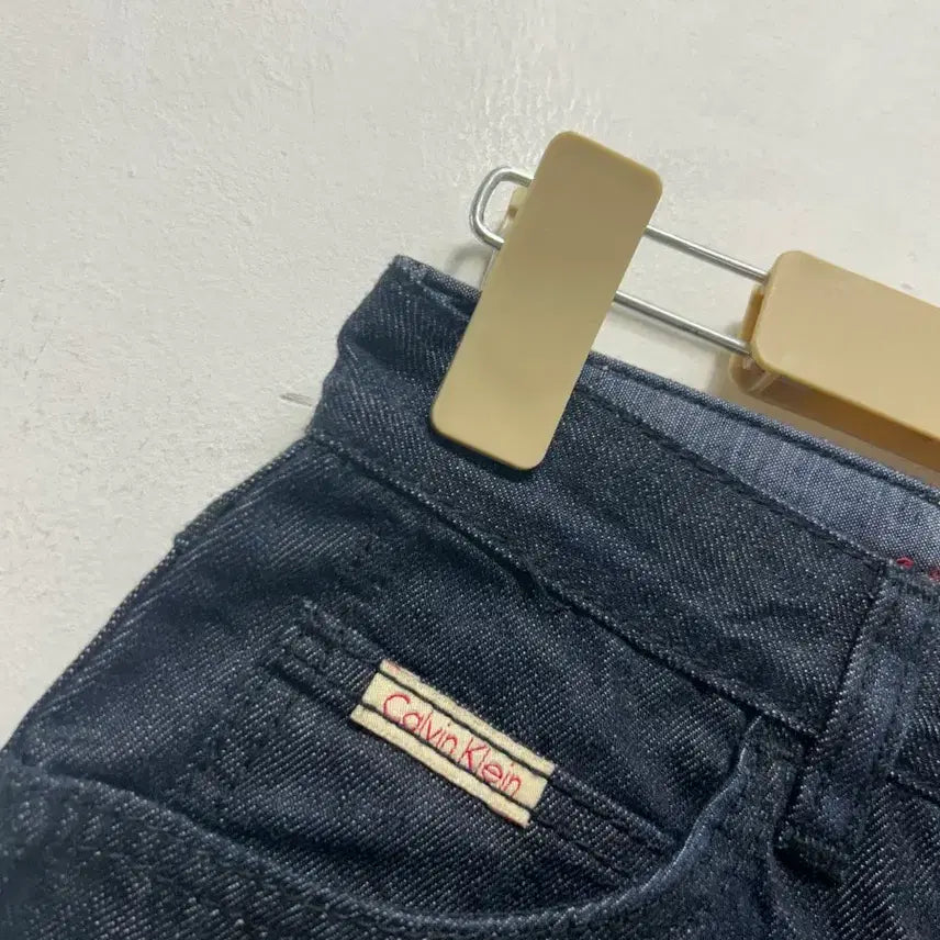 [BUNJANG] Calvin Klein Black Denim Skirt Size 26 / 캘빈클라인 블랙 데님 스커트 26사이즈