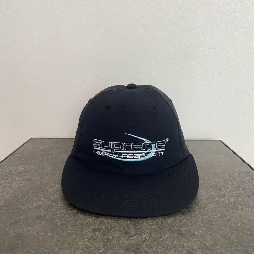 [BUNJANG] Supreme 6-Panel Cap Registan Black / (OS) 슈프림 6패널 볼캡 모자 레지스턴트 블랙