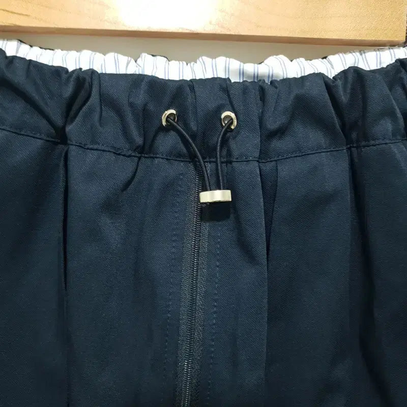 [BUNJANG] Layered String Zipper Skirt (Size M) / 레이어드 스트링 지퍼 스커트 M_S2315