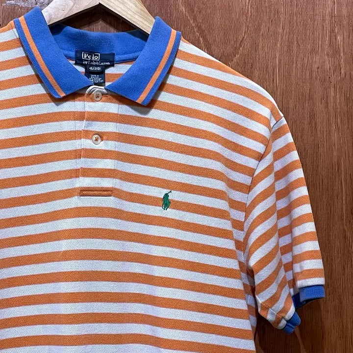 [BUNJANG] Polo Ralph Lauren Striped Short-Sleeve Polo Shirt (XL) / (XL) POLO 폴로 랄프로렌 반팔 스트라이프 카라티