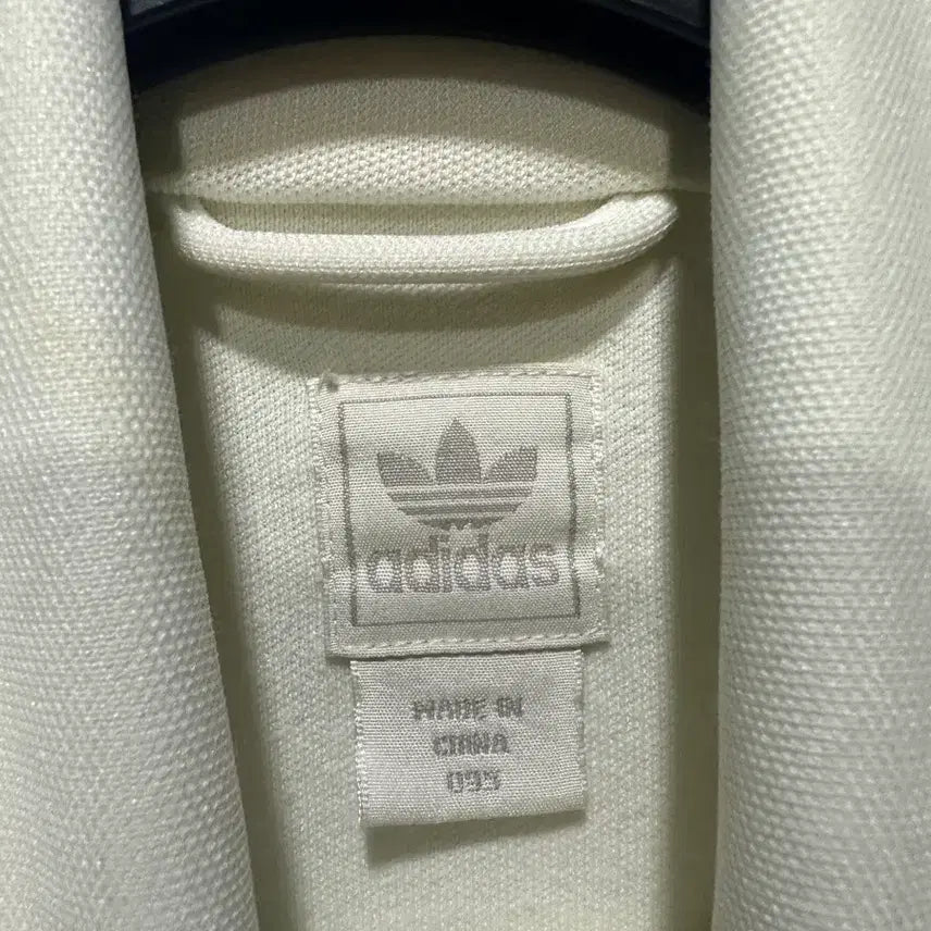 [BUNJANG] Adidas Track Top Jersey White Green Size 95 / 아디다스 트랙탑져지 화이트 그린 95