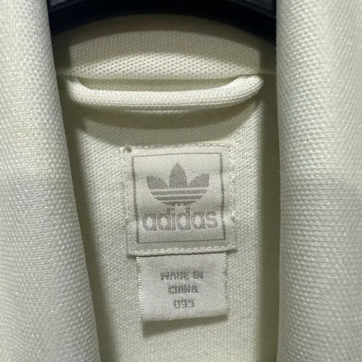 [BUNJANG] Adidas Track Top Jersey White Green Size 95 / 아디다스 트랙탑져지 화이트 그린 95