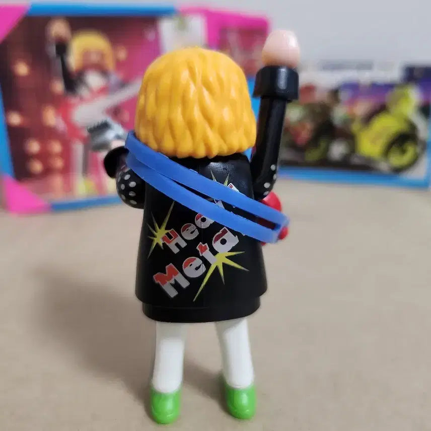 [BUNJANG] Playmobil 4512 Rock Guitarist Figure (Opened) / 플레이모빌 4512 락! 기타리스트 개봉상품 피규어 판매