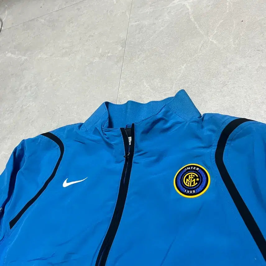 [BUNJANG] Nike Inter Milan Track Top Windbreaker (2000s) / [실측M] 00s 나이키 인터밀란 트랙탑 바람막이
