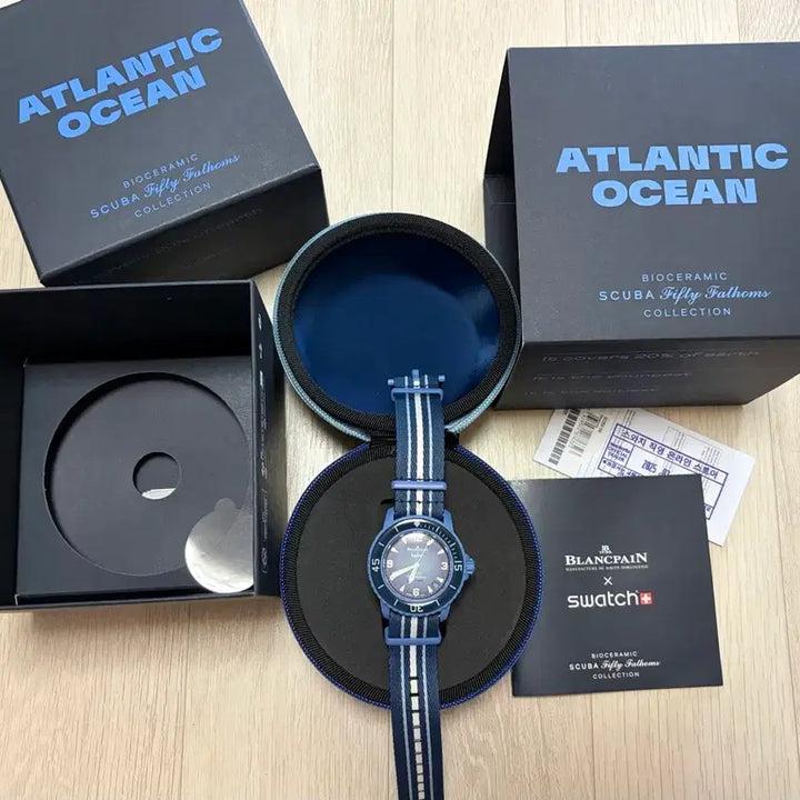 [BUNJANG] Swatch x Blancpain Fifty Fathoms Atlantic Ocean / 스와치x블랑팡 피프티패덤스 아틀란틱 오션