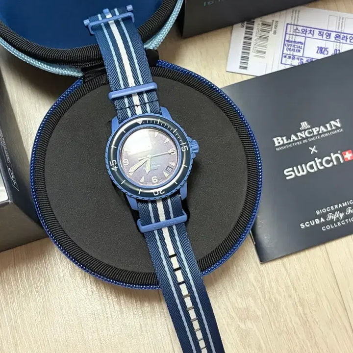 [BUNJANG] Swatch x Blancpain Fifty Fathoms Atlantic Ocean / 스와치x블랑팡 피프티패덤스 아틀란틱 오션