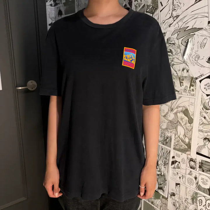 [BUNJANG] Adidas Black Short Sleeve T-Shirt / 아디다스 블랙 반팔 티셔츠