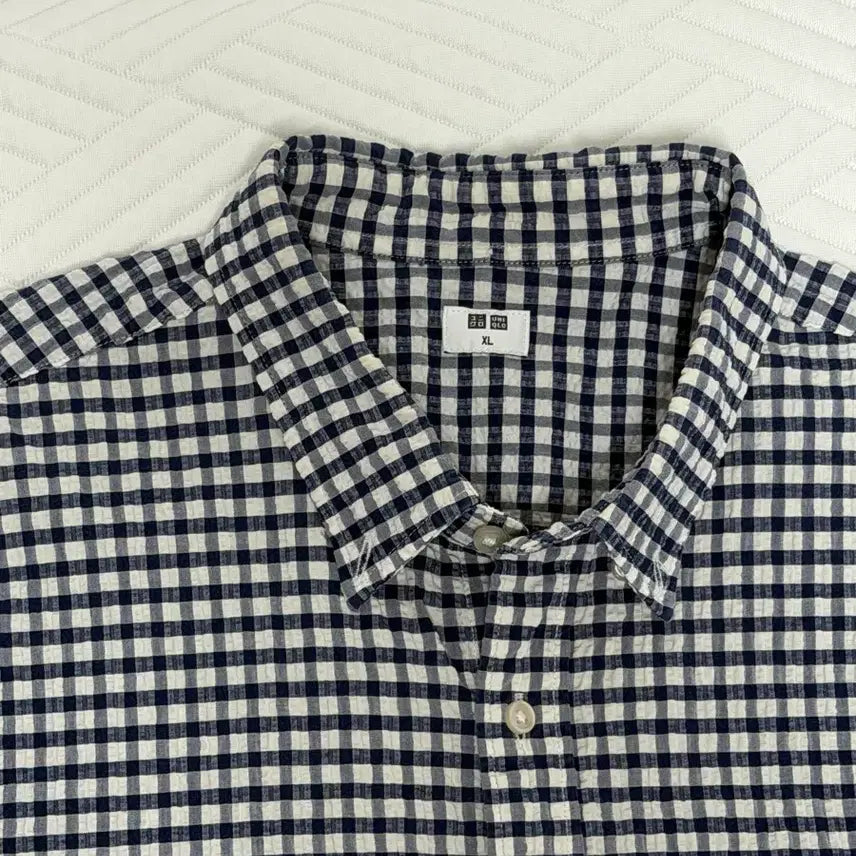 [BUNJANG] Uniqlo Gingham Check Shirt XL / 유니클로 깅엄 체크 셔츠