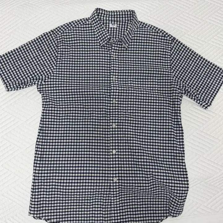 [BUNJANG] Uniqlo Gingham Check Shirt XL / 유니클로 깅엄 체크 셔츠