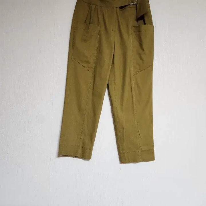 [BUNJANG] Balenciaga 2020 Linen Blend Belted Baggy Pants Size 27 / 발렌시아2020린넨스판 벨티드 배기팬츠27