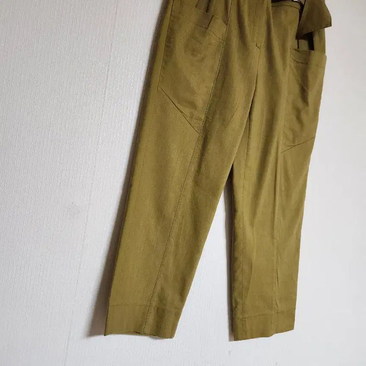 [BUNJANG] Balenciaga 2020 Linen Blend Belted Baggy Pants Size 27 / 발렌시아2020린넨스판 벨티드 배기팬츠27