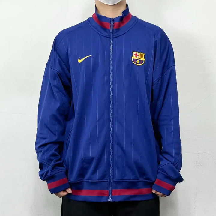 [BUNJANG] Nike Barcelona 25-26 Anthem Jersey Jacket / 나이키 스우시 바르셀로나 25-26 앤섬 져지 자켓