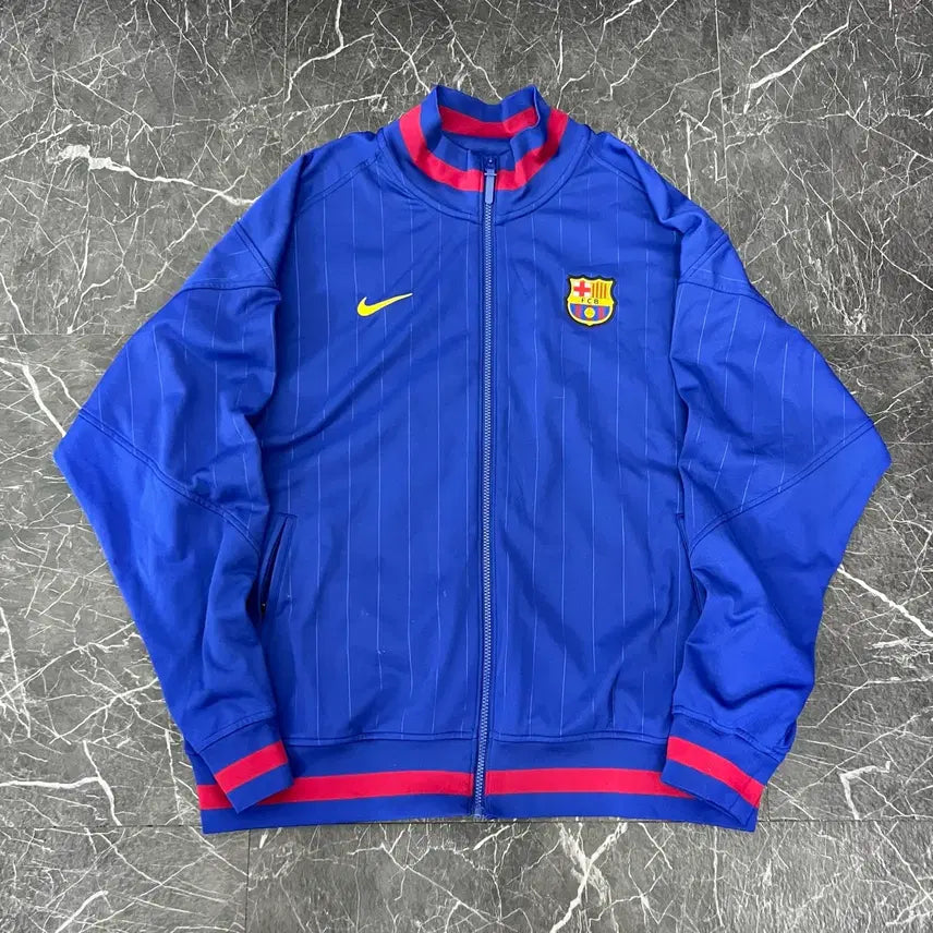 [BUNJANG] Nike Barcelona 25-26 Anthem Jersey Jacket / 나이키 스우시 바르셀로나 25-26 앤섬 져지 자켓