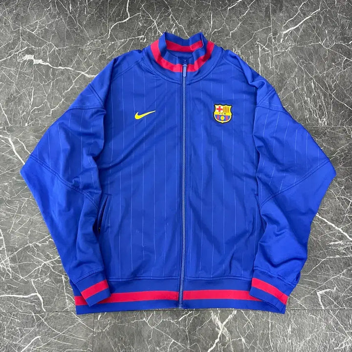 [BUNJANG] Nike Barcelona 25-26 Anthem Jersey Jacket / 나이키 스우시 바르셀로나 25-26 앤섬 져지 자켓