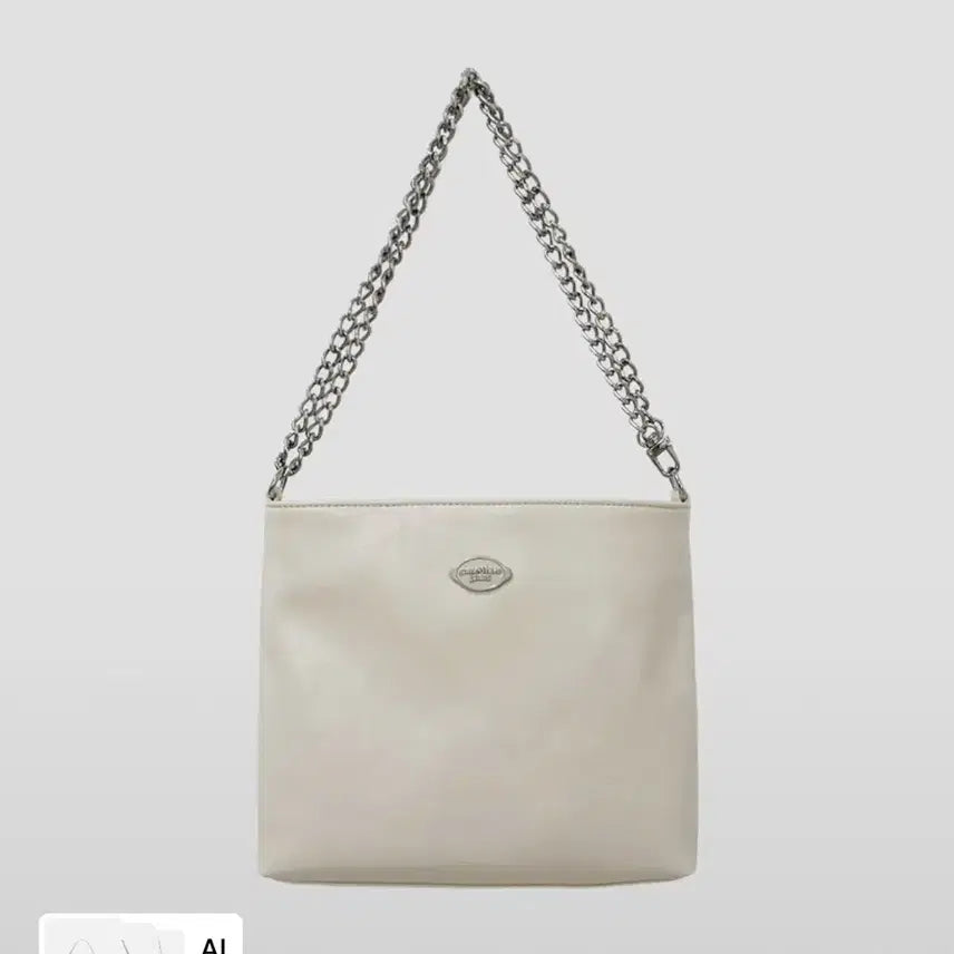 [BUNJANG] Somewhere Better Fle Chain Toast Bag - Cream / 썸웨어버터 fle chain toast bag - cream