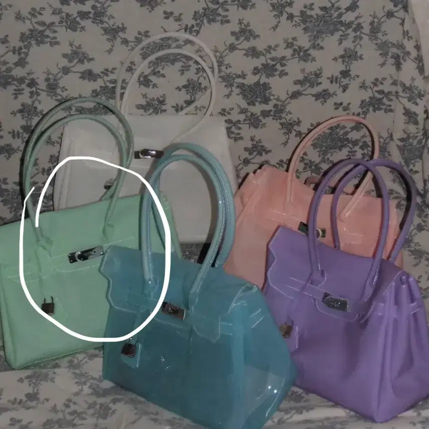 [BUNJANG] Jelly Birkin Bag Mint New / 젤리버킨백 민트 새상품