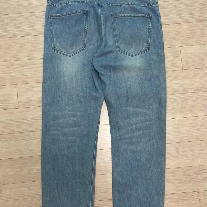 [BUNJANG] Time Homme Straight Fit Destroyed Jeans / 타임옴므 청바지