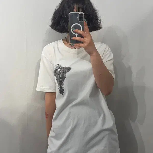 [BUNJANG] L Buckaroo Oriental Punk Y2K Vintage Graphic T-Shirt / L 버커루 오리엔탈 펑크 Y2K 빈티지 그래픽 반팔 티셔츠