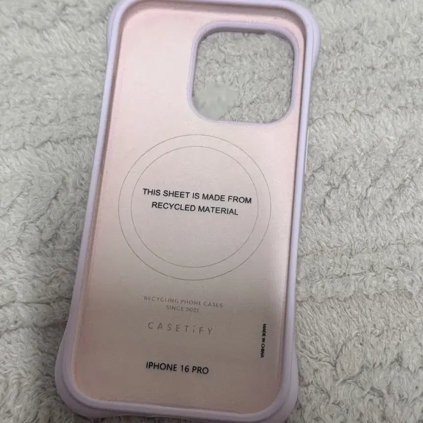 [BUNJANG] Casetify iPhone 16 Pro Ripple Case Pink / 케이스티파이 아이폰16pro 리플케이스 핑크
