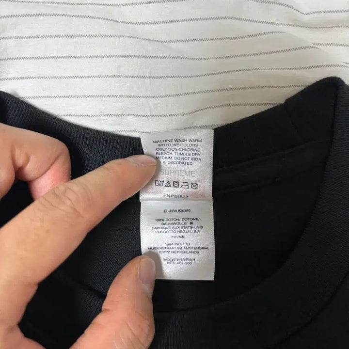 [BUNJANG] Supreme Mode T-Shirt Black / 슈프림 모드 티셔츠 블랙 S
