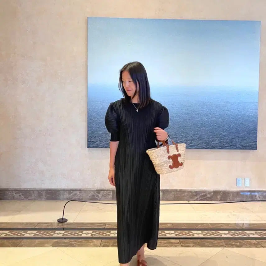 [BUNJANG] Pleated Dress / 플리츠원피스