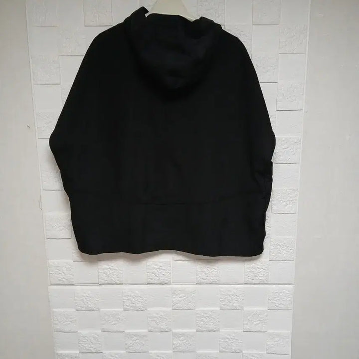 [BUNJANG] Black Hooded Oversized Vest Zip-up (Free Size) / 새거)블랙 후드 오버핏 조끼 집업, 프리