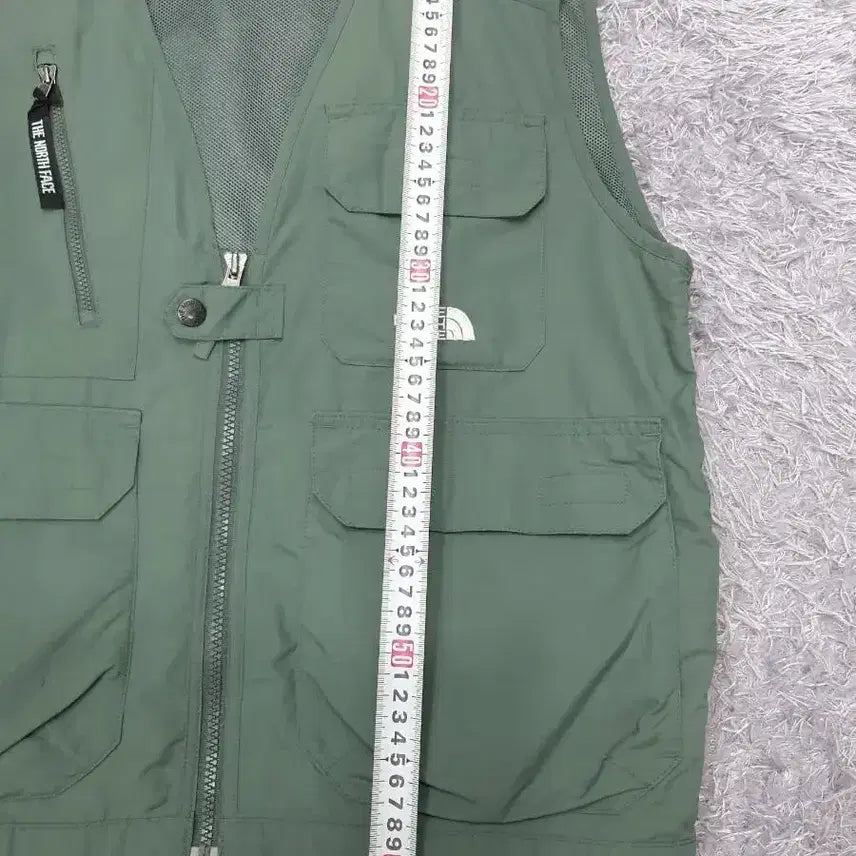 [BUNJANG] The North Face Multi Pocket Utility Vest Green / 노스페이스 조끼 멀티 포켓 유틸리티 베스트 그린 m