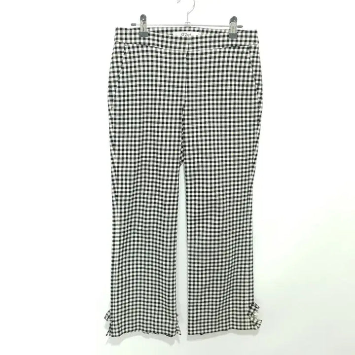 [BUNJANG] Ozweego Check Pearl Pants / 오즈세컨 체크 진주 팬츠 2_M2952