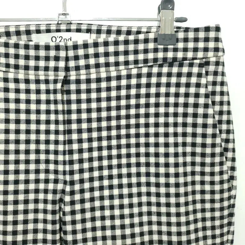 [BUNJANG] Ozweego Check Pearl Pants / 오즈세컨 체크 진주 팬츠 2_M2952