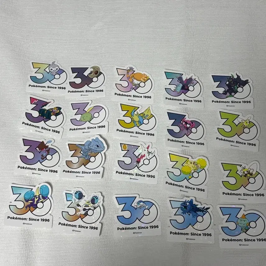 [BUNJANG] Pokemon 30th Anniversary Olive Young Sticker / 포켓몬 30주년 올영 스티커 원가 양도 1천원