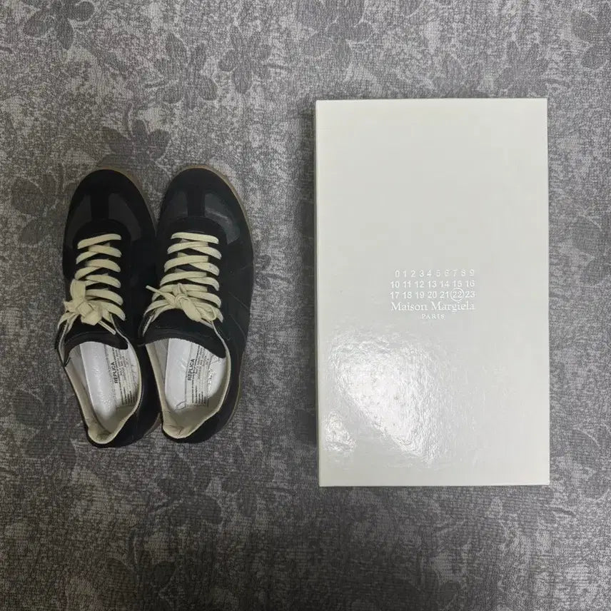 [BUNJANG] Maison Margiela German Army Sneakers Black Size 43 / 메종 마르지엘라 독일군 스니커즈 43 블랙