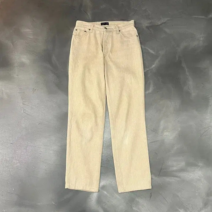 [BUNJANG] Agnes B. Beige Denim Pants / 아네스베 베이지 데님 팬츠 y18150