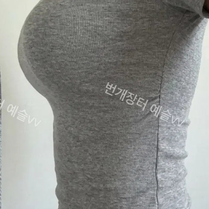 [BUNJANG] Grey Cotton T-Shirt / 실착샷ㅣ회색반팔티