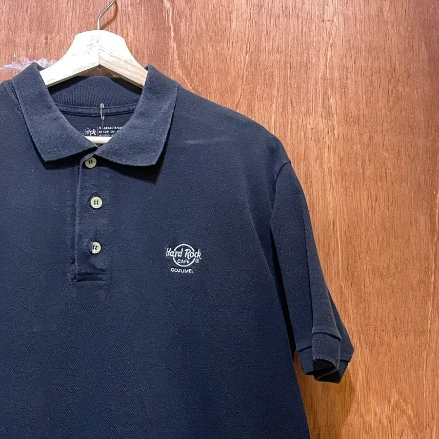 [BUNJANG] Hard Rock Short Sleeve Polo Shirt (XL) / (XL) Hard Rock 하드락 반팔 카라티