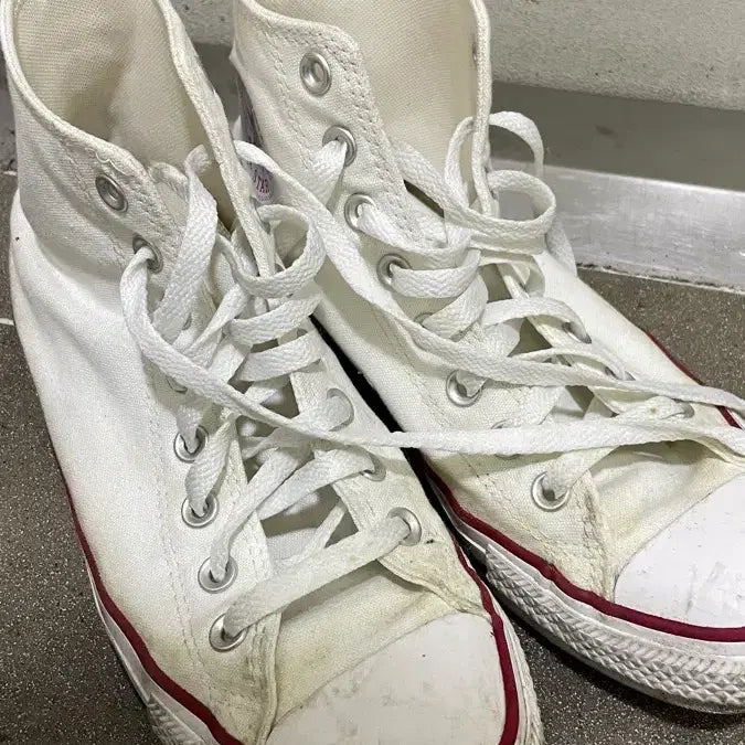 [BUNJANG] Converse Chuck Taylor All Star High White / 컨버스 척테일러 하이 화이트 260